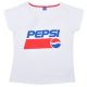 Pepsi White tricou scurt pentru femei, top XS-XL