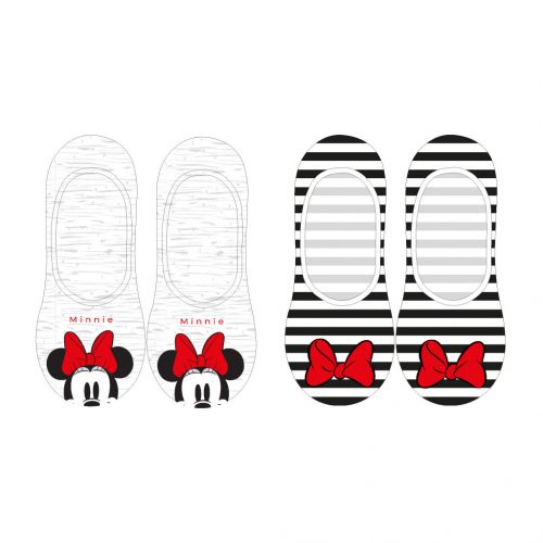 Disney Minnie Striped șosete invizibile pentru femei 35-42