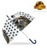 Jurassic World umbrelă transparentă semiautomată pentru copii Ø70 cm