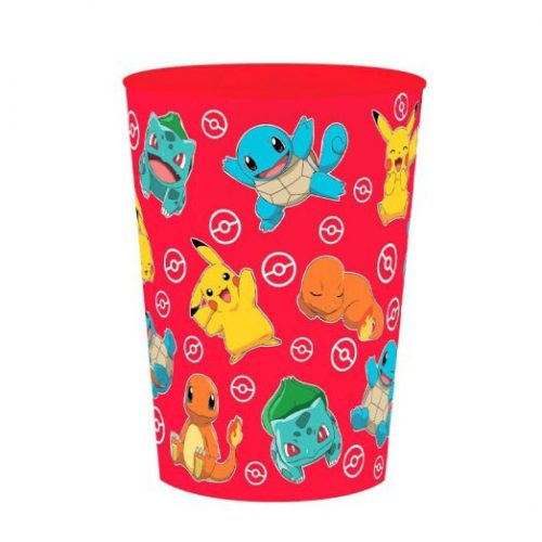 Pahar de plastic Pokémon Red 250 ml