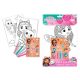 Gabby's Dollhouse set de colorat + autocolante