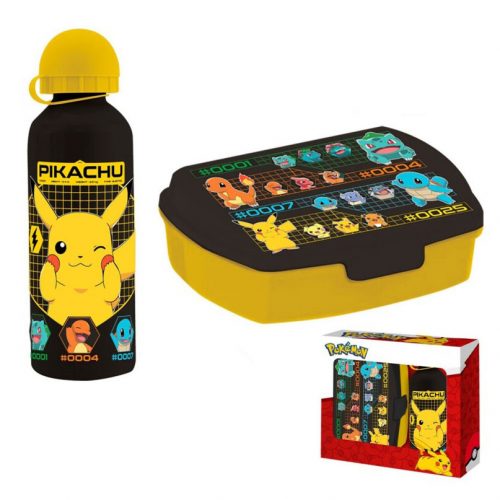 Pokémon Dark cutie pentru sandwich + set de sticle de aluminiu