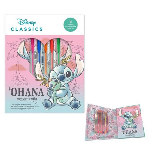 Disney Lilo și Stitch Cheeky set caiet + stilou cu gel