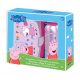 Purcelușa Peppa Set cutie sandvișuri Jump Rope + sticlă de aluminiu