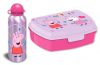 Purcelușa Peppa Set cutie sandvișuri Jump Rope + sticlă de aluminiu