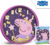 Purcelușa Peppa ceas de perete 25 cm