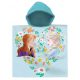 Disney Regatul de gheață Flower poncho prosop de plajă 60x120 cm