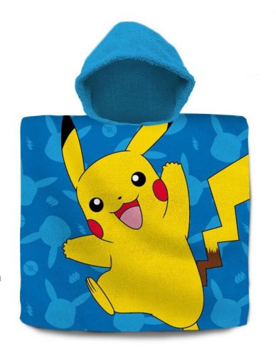 Pokémon Blue poncho pentru prosop de plajă 60x120 cm