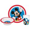 Disney Mickey  set de masă, set de plastic micro în cutie