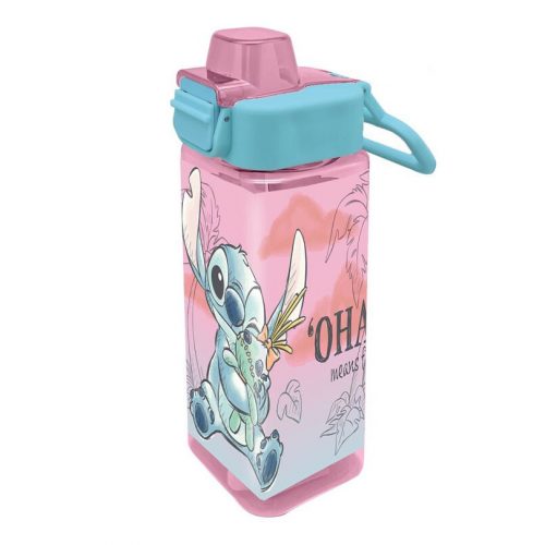 Disney Lilo și Stitch Cheeky sticlă pătrată din plastic 500 ml