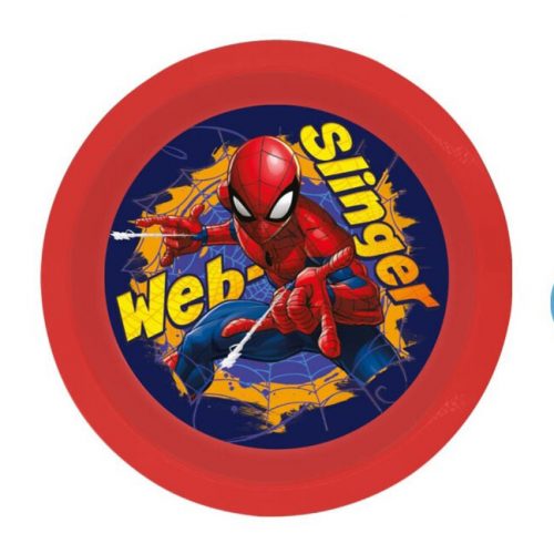 Farfurie plată din plastic Omul Păianjen Web-Slinger