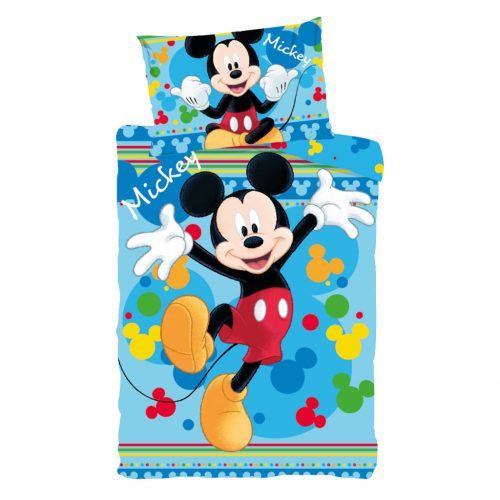 Disney Mickey Joyful lenjerie de pat pentru copii 100×135 cm, 40×60 cm