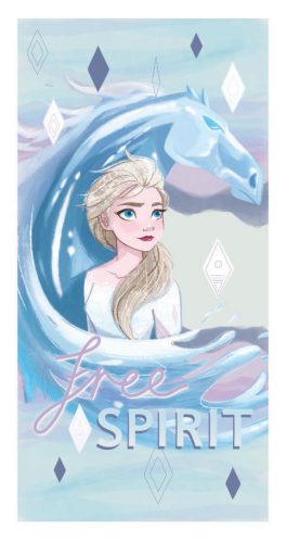 Disney Regatul de gheață Ice Horse prosop de baie, prosop de plajă 70x137 cm (Uscare Rapidă)