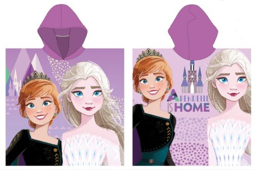 Disney Regatul de gheață Poncho prosop de plajă Arendelle 55x110 cm (Uscare rapidă)