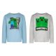 Minecraft Trio tricou cu mânecă lungă pentru copii, top 6-12 ani