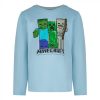 Minecraft Trio tricou cu mânecă lungă pentru copii, top 6-12 ani