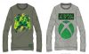 Tricou cu mânecă lungă pentru copii Xbox, top 6-12 ani