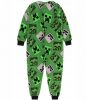 Minecraft pijamale lungi pentru copii, overall 3-10 ani