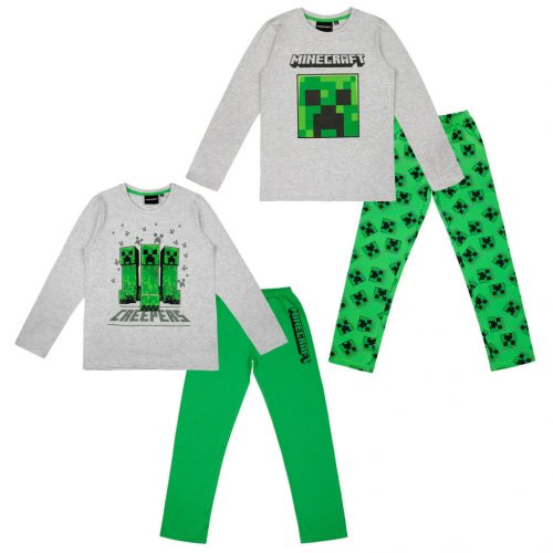 Minecraft pijama lungă pentru copii 8-12 ani