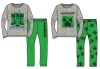 Minecraft pijama lungă pentru copii 8-12 ani