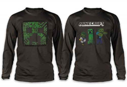 Minecraft tricou pentru copii cu mânecă lungă, top 8-12 ani