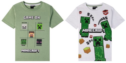 Minecraft tricou scurt pentru copii, top 6-12 ani