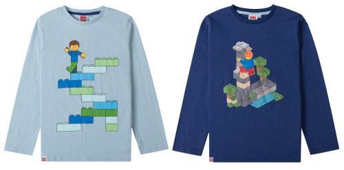 Lego tricou cu mânecă lungă pentru copii, top 3-8 ani