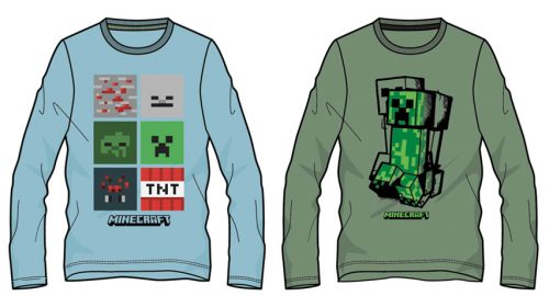 Minecraft tricou pentru copii cu mânecă lungă, top 6-12 ani