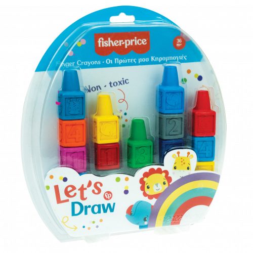 Fisher-Price Let's Draw set de creioane cerate - 13 bucăți