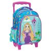 Prințesele Disney Rapunzel rucsac școlar pe role, geantă 30 cm