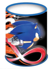 Sonic Ariciul Get Me Suport pentru creioane din metal Sonic ariciul 10,5 cm