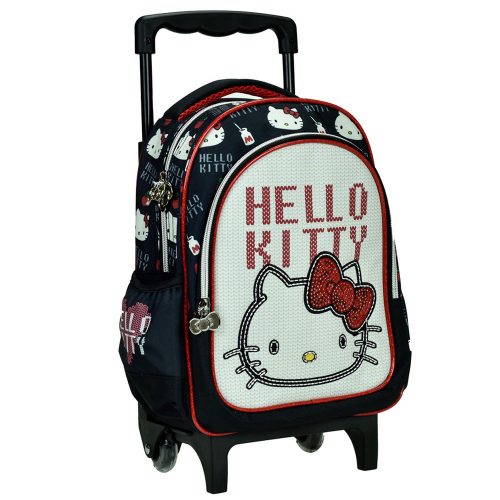 Hello Kitty Heart rucsac pentru grădiniță cu roți, geantă 30 cm