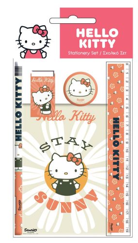 Hello Kitty Stay Sunny set de papetărie 5 bucăți