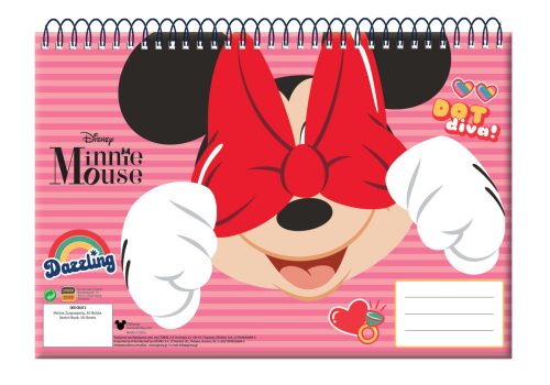 Disney Minnie  Wink Bloc de schițe cu spirală A/4, 30 pagini