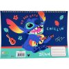 Disney Lilo și Stitch Chillin' Caiet de schițe cu spirală A/4, 40 file cu autocolante