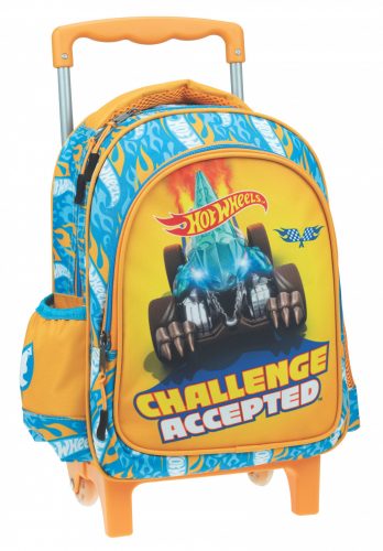 Hot Wheels Challenge rucsac cu roți pentru grădiniță, geantă 30 cm