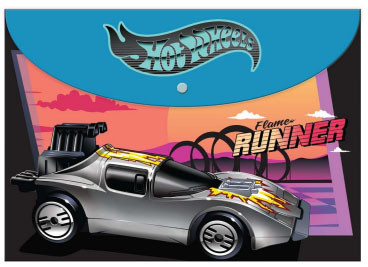 Hot Wheels Flame Runner Plic pentru Documente A4