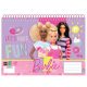 Barbie Happy Thoughts Caiet de schițe A/4, 30 de foi, cu spiră