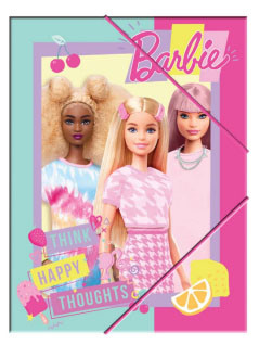 Barbie Happy Thoughts Mapă A/4 cu elastic