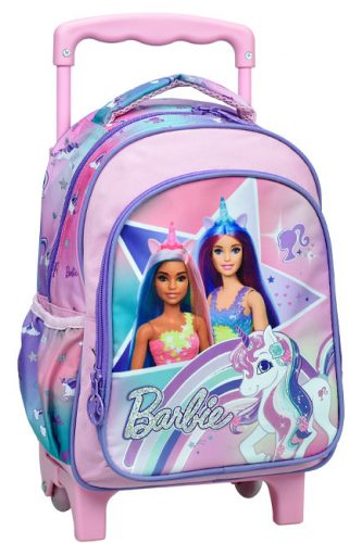 Barbie Unicorn rucsac cu roți pentru grădiniță, geantă 30 cm