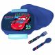 Disney Mașini RPM cutie pentru sandwich + set de tacâmuri