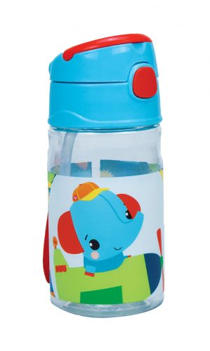 Fisher-Price Animals sticlă de plastic cu cârlig 350 ml