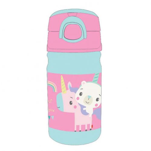 Fisher-Price Animals Unicorn biberon din plastic cu cârlig 350 ml