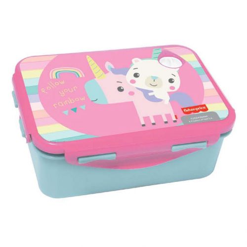 Fisher-Price Animals Unicorn casetă pentru sandvișuri