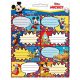 Disney Mickey  Fun Times etichete pentru caiete set de 16