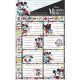 Disney Minnie  Draft etichetă pentru caiet cu autocolante, set de 16