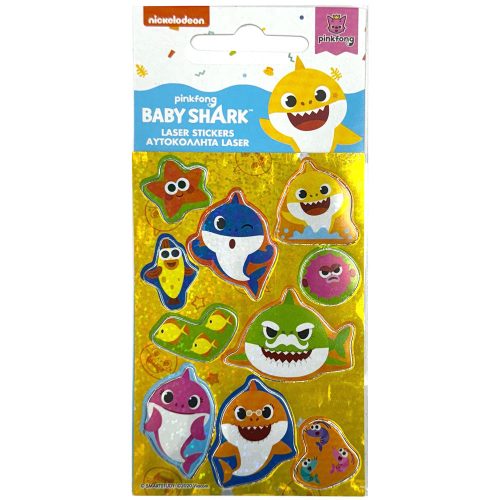 Baby Shark Aquatic set de autocolante holografice