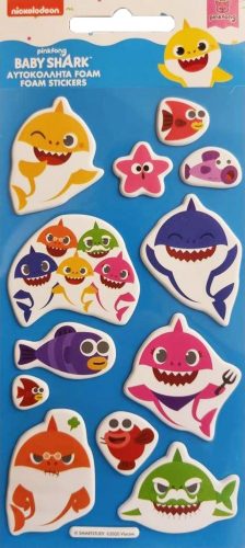 Baby Shark Aquatic set de autocolante din spumă pufos