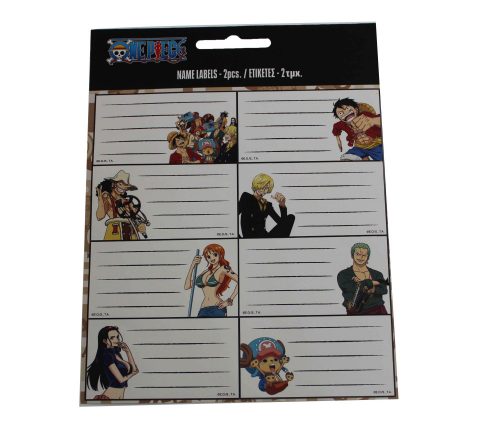 One Piece Luffy etichetă pentru caiet set de 16