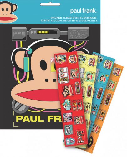 Paul Frank Monkey album cu autocolante cu 50 de autocolante